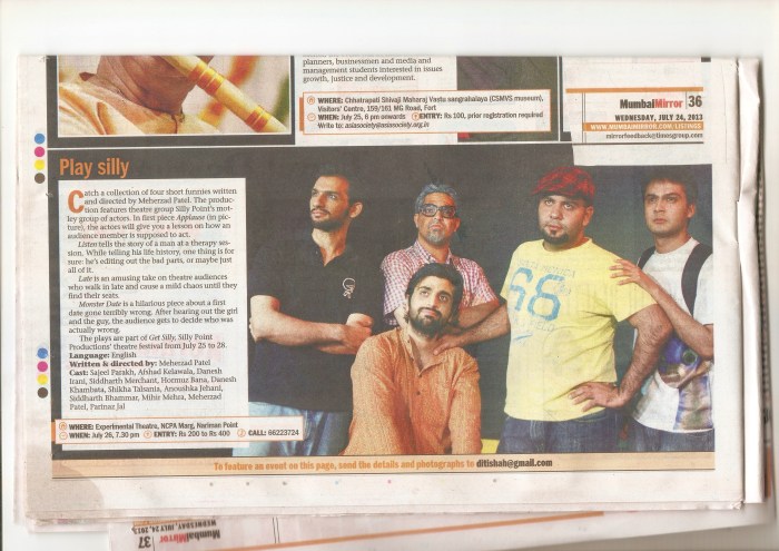 Mumbai Mirror Get Silly 2013